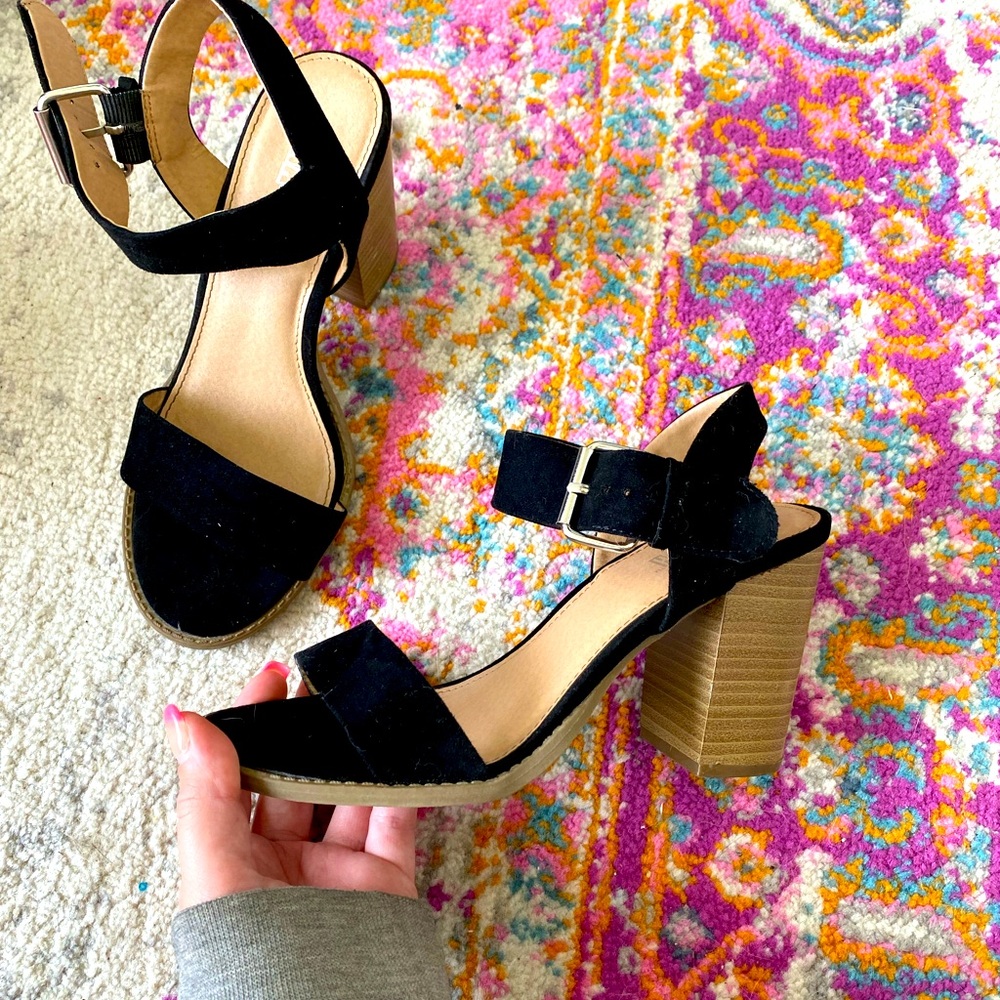 Black heels